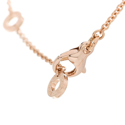 Bulgari 18K Rose Gold Diamond Parentesi Ring Pendant Necklace 6 of 7