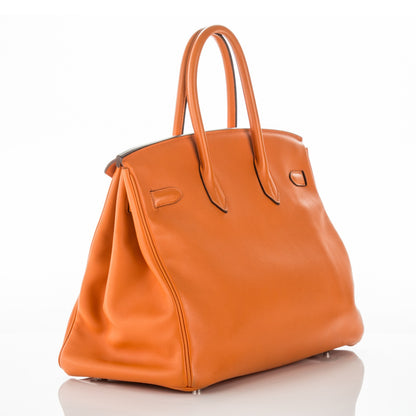 Hermes Swift Birkin 35 Orange 3 of 27