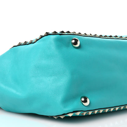 Valentino Garavani Vitello Medium Rockstud Tote Colibri 9 of 11