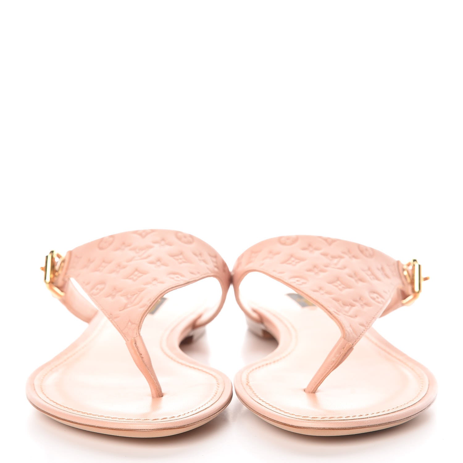Louis Vuitton Blush Flat Thong Sandals 41 Rose Clair 2 of 9