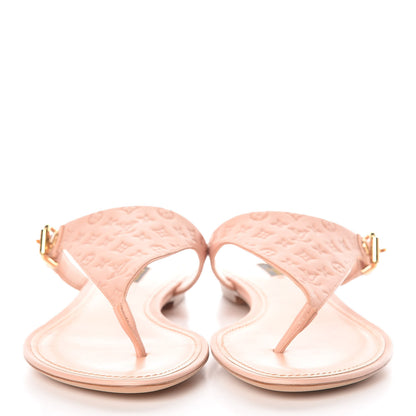 Louis Vuitton Blush Flat Thong Sandals 41 Rose Clair 2 of 9