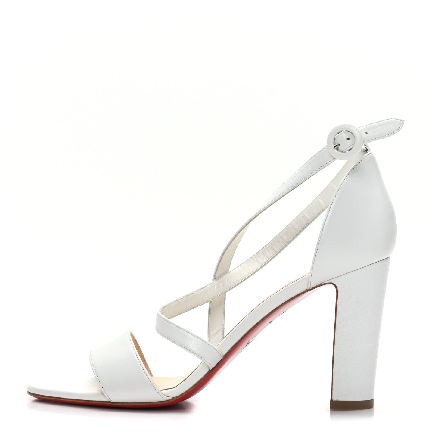 Kid Loubi Bee Alta 85 Sandals 39.5 White