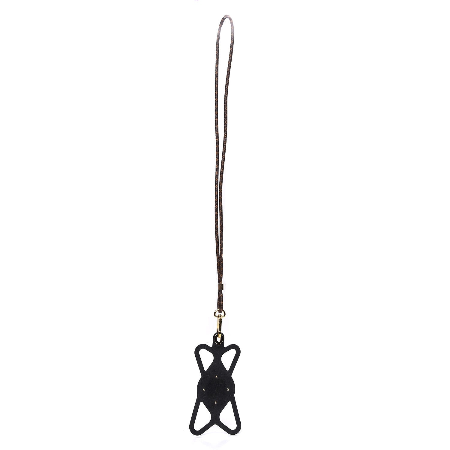 Louis Vuitton Monogram Silicone Louise Phone Holder Black 2 of 4