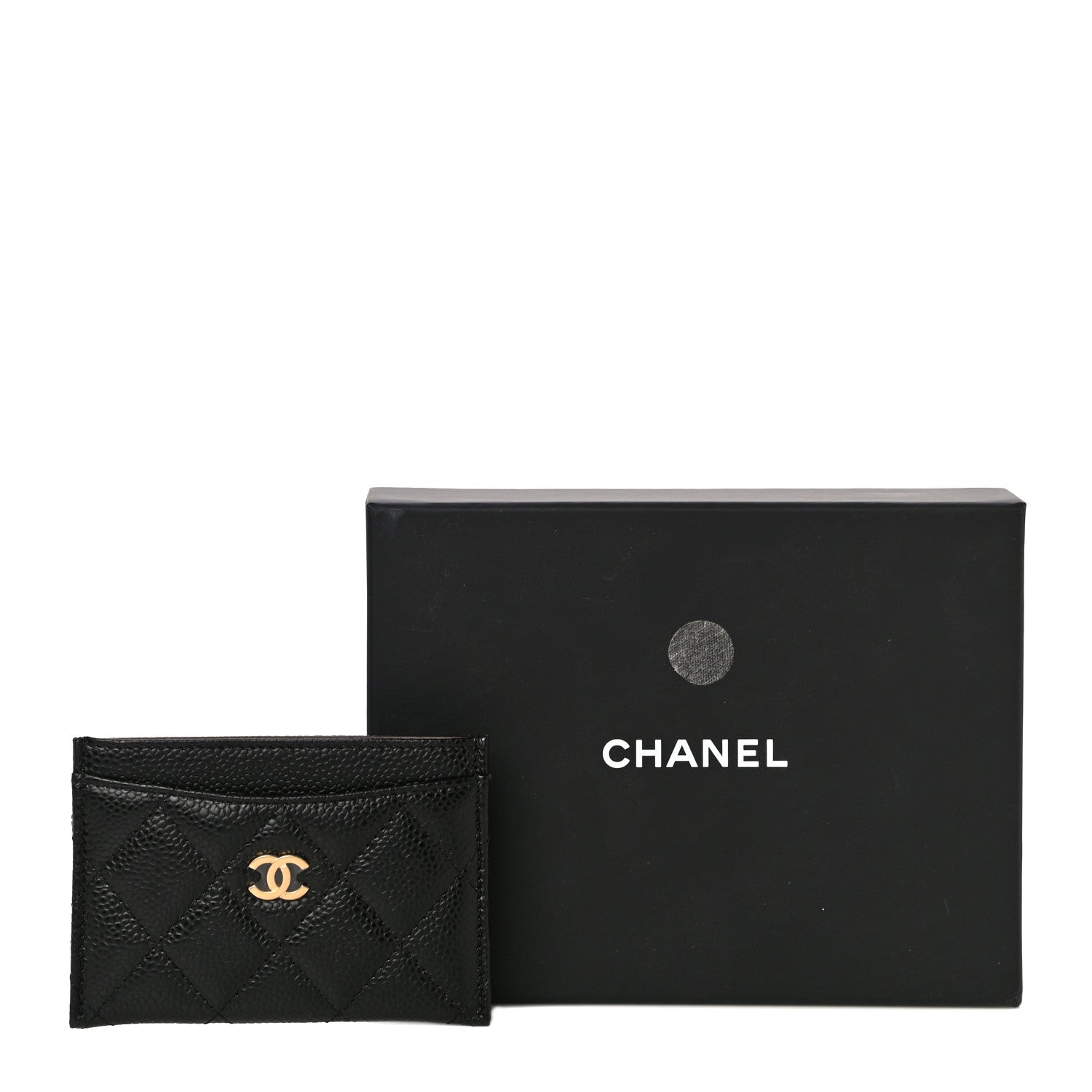 Chanel Caviar Quilted Card Holder Black 11 of 11
