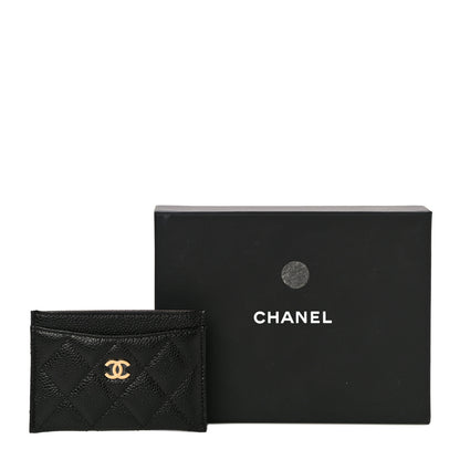 Chanel Caviar Quilted Card Holder Black 11 of 11