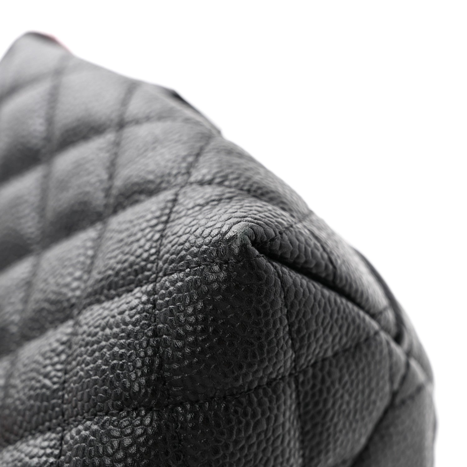 Chanel Caviar Quilted Cosmetic Case Black 8 of 10