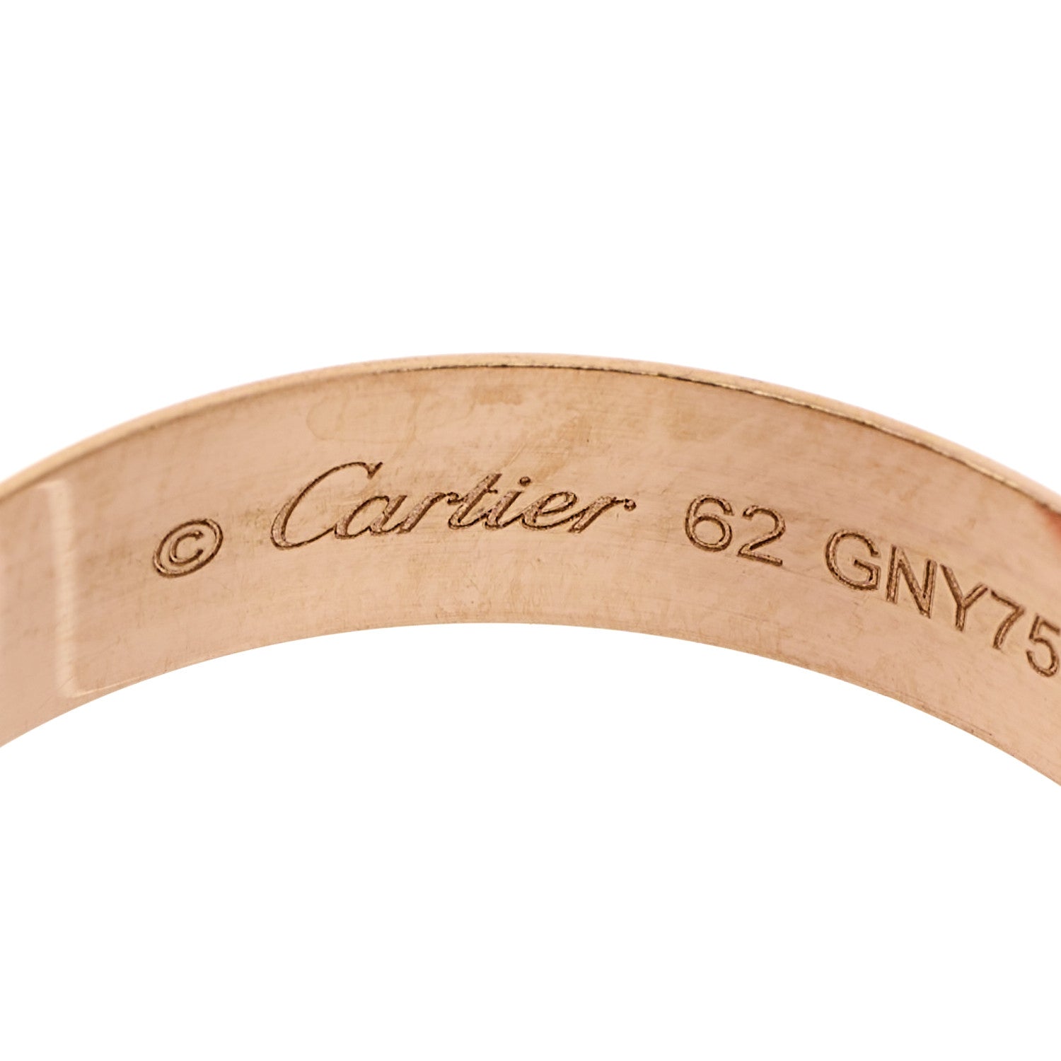 Cartier 18K Pink Yellow White Gold Large Trinity Ring 62 10 4 of 6