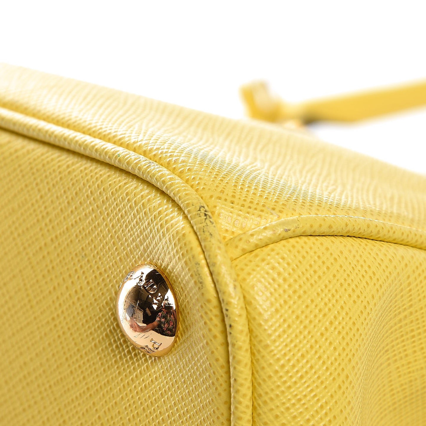 Saffiano Large Galleria Double Zip Tote Girasole