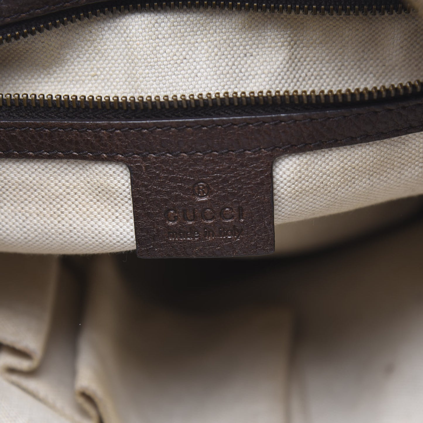 Monogram Medium GG Running Hobo Dark Brown