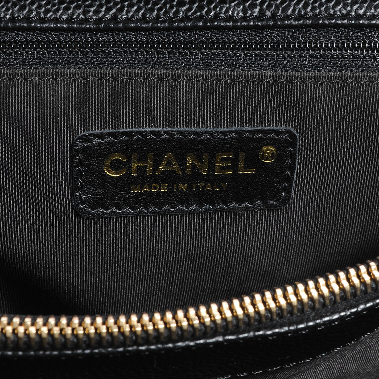 Chanel Caviar Grand Shopping Tote GST Black 6 of 7