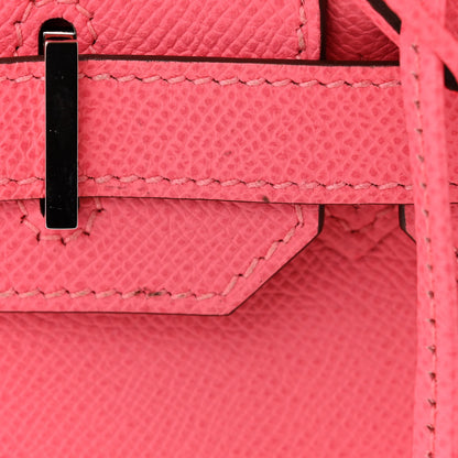 Hermes Epsom BIRKIN 30 Rose Azalee 17 of 17