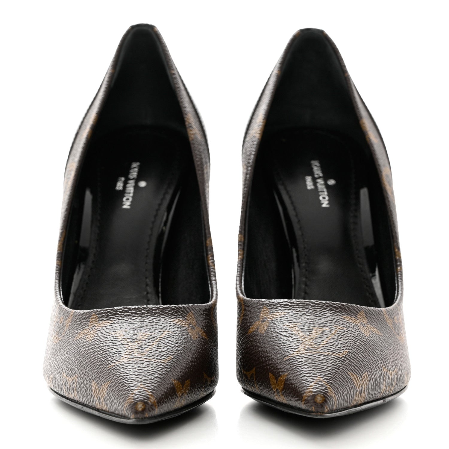 Louis Vuitton Monogram Cherie Pumps 36 Black 2 of 8