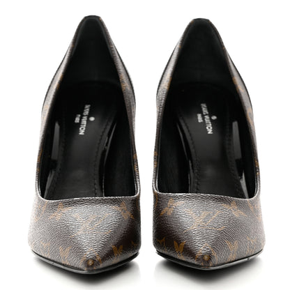Louis Vuitton Monogram Cherie Pumps 36 Black 2 of 8