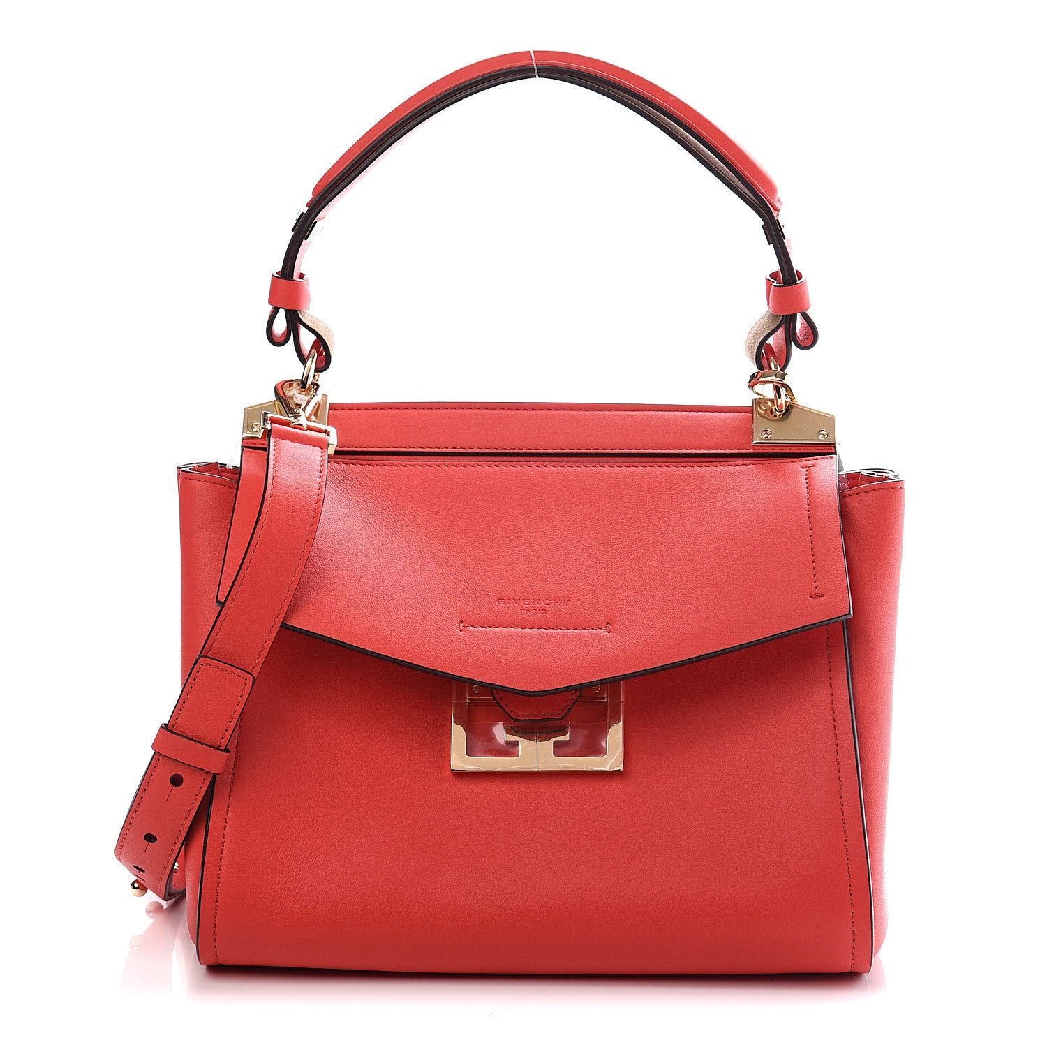 Givenchy Calfskin Small Mystic Shoulder Bag Red 1 of 9