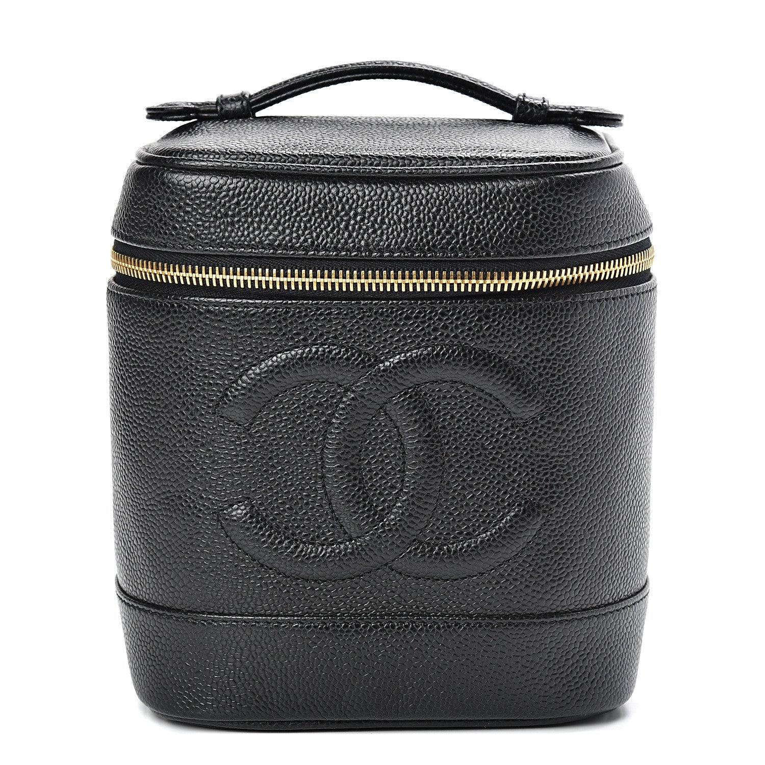Chanel Caviar Cosmetic Vanity Bag Black 1 of 16