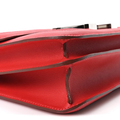 Hermes Swift Crinoline Constance 24 Rouge Casaque 9 of 10