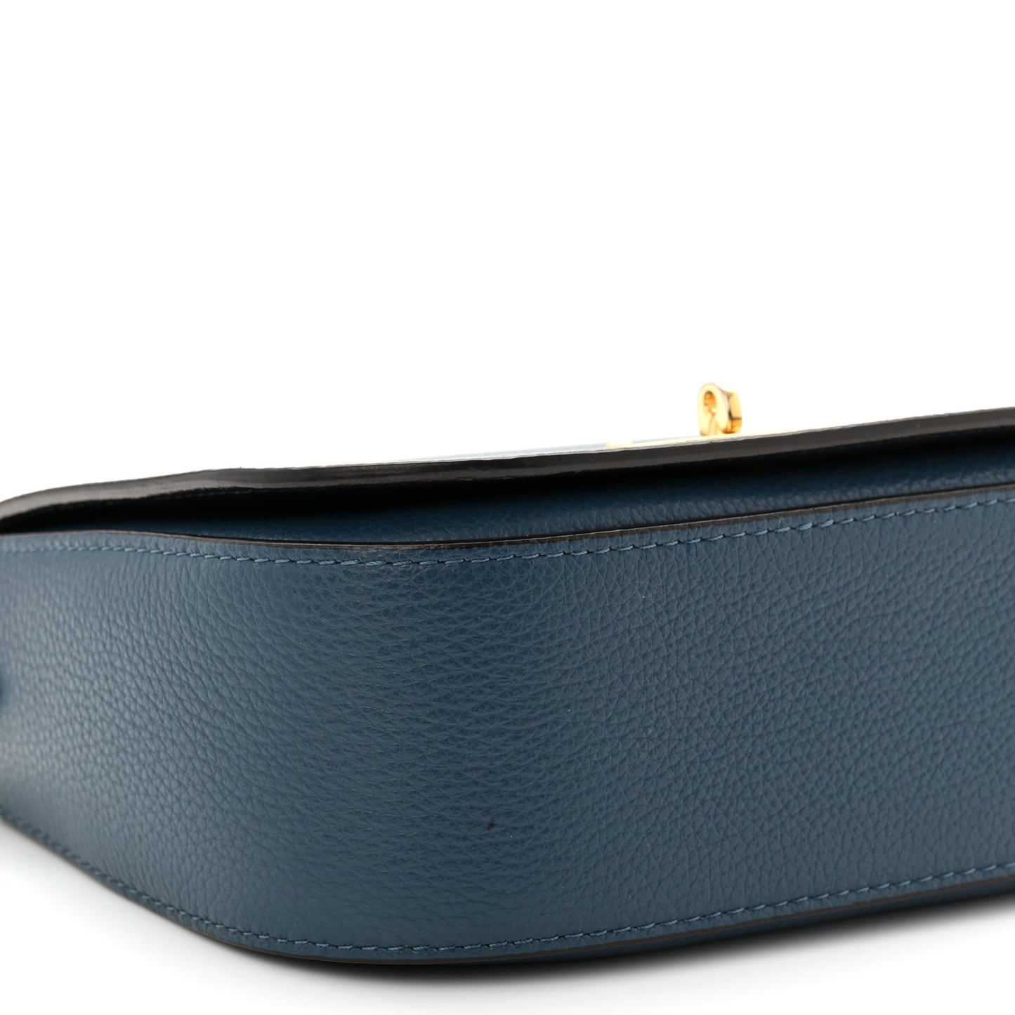 Small Classic Grain Calfskin Small Darley Satchel Blue