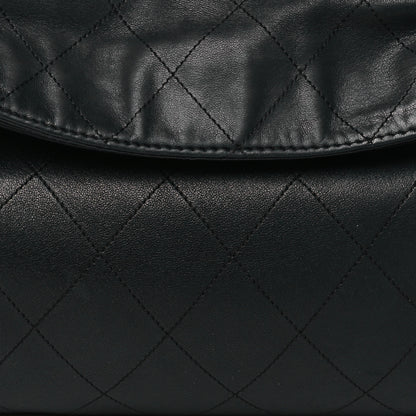 Chanel Lambskin Stitched Medium Ultimate Soft Tote Black 7 of 9