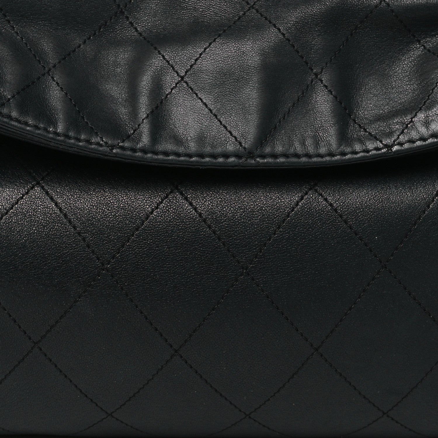 Chanel Lambskin Stitched Medium Ultimate Soft Tote Black 8 of 12