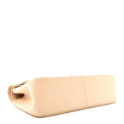 Chanel Caviar Quilted Jumbo Double Flap Beige 4 of 10