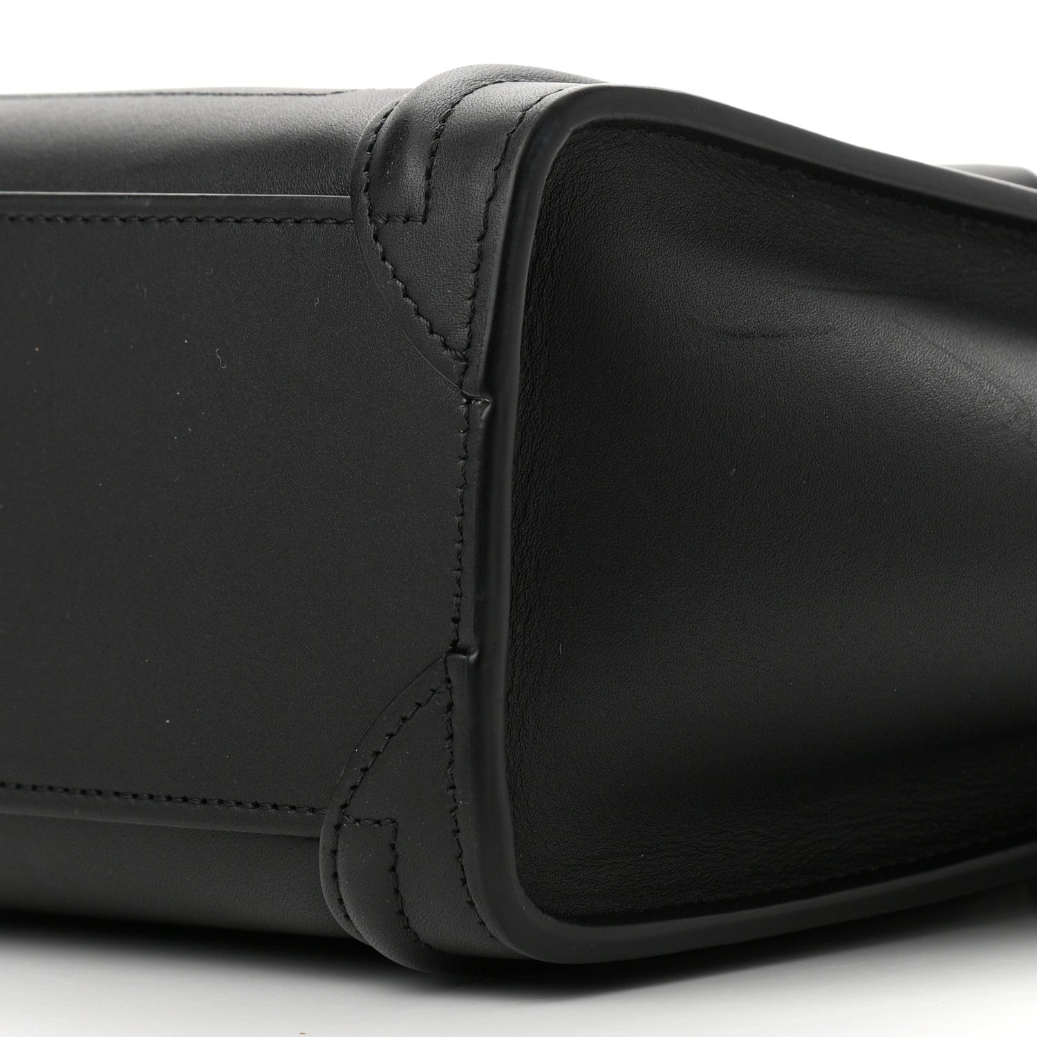 Celine Smooth Calfskin Nano Luggage Black 9 of 10