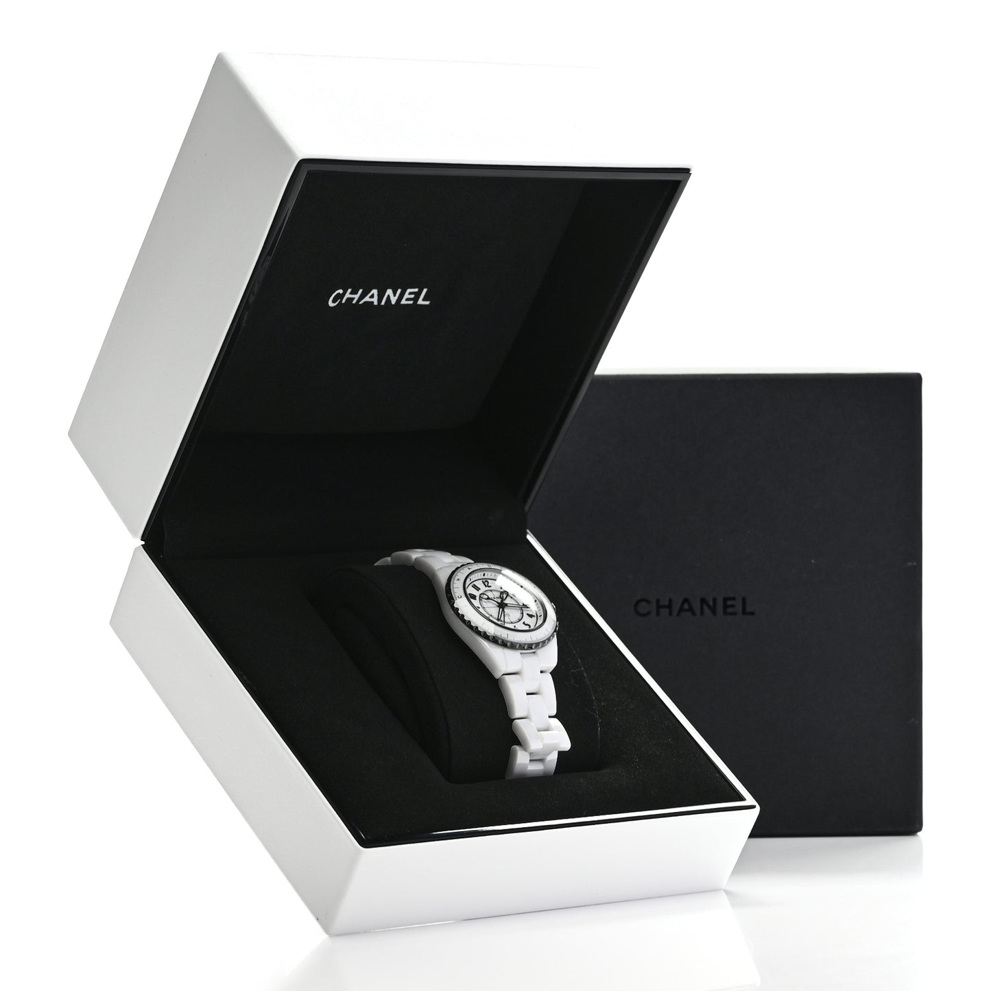 Stainless Steel Ceramic 33mm J12 Limited Edition Couture Quartz Watch White
