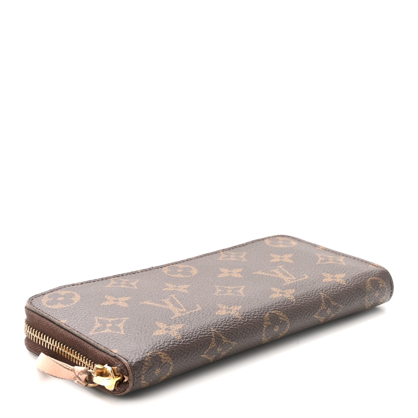 Monogram Clemence Wallet Rose Ballerine