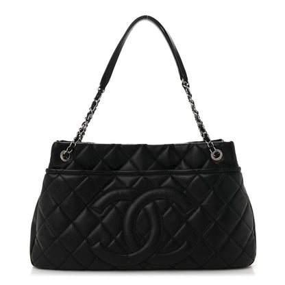 Chanel Quilted Grand Shopping Tote GST Black 12 of 21