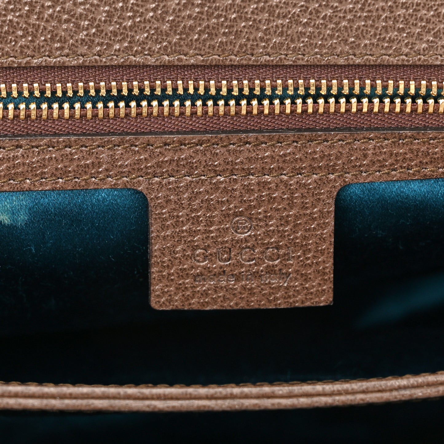 GG Supreme Monogram Web Medium Ophidia Chain Shoulder Bag Brown
