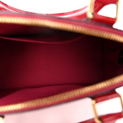 Louis Vuitton Vernis Alma BB Cherry 5 of 10