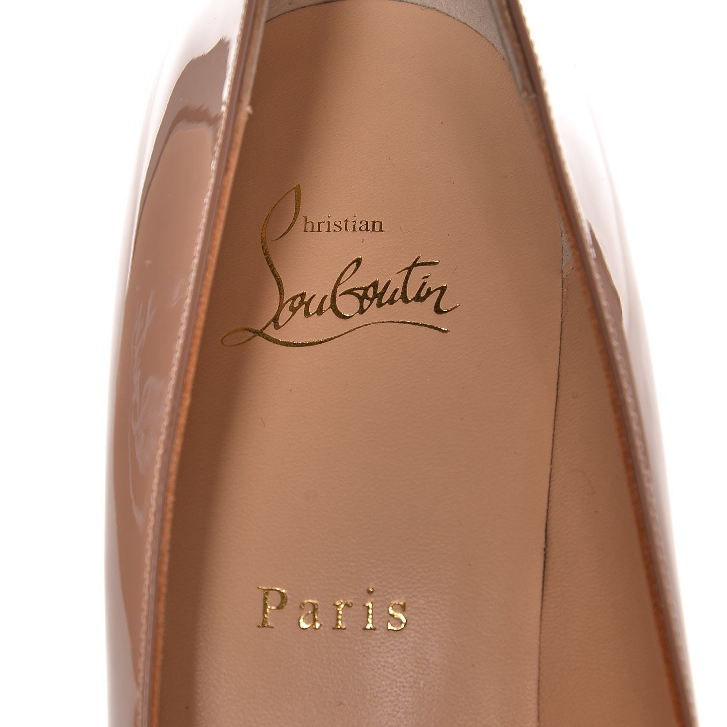 Christian Louboutin Patent Pigalle 100 Pumps 40 Nude 7 of 8