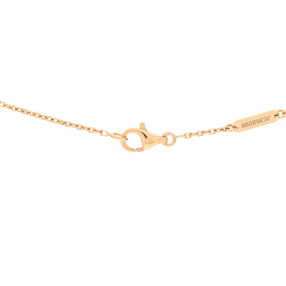 Van Cleef & Arpels 18K Yellow Gold Mother of Pearl Vintage Alhambra Pendant Necklace 6 of 6