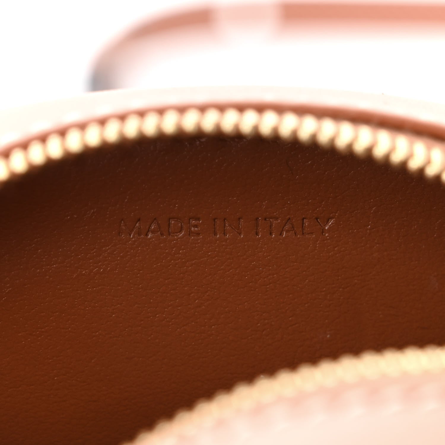 Celine Smooth Calfskin Cuir Small Triomphe Oval Crossbody Purse Tan 7 of 10