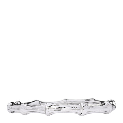 Tiffany Sterling Silver Nature Bamboo Bangle Bracelet 3 of 4