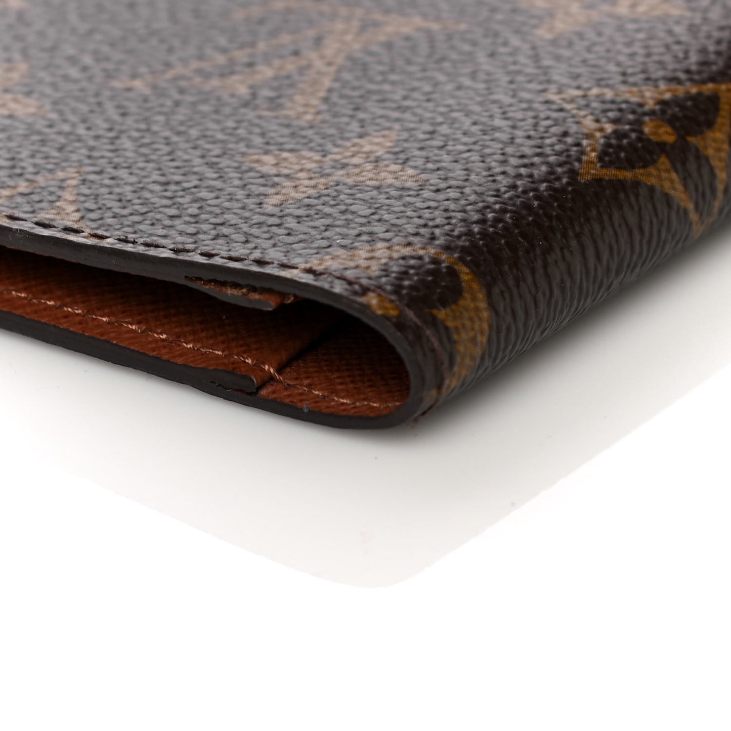 Monogram Checkbook Holder Case Wallet