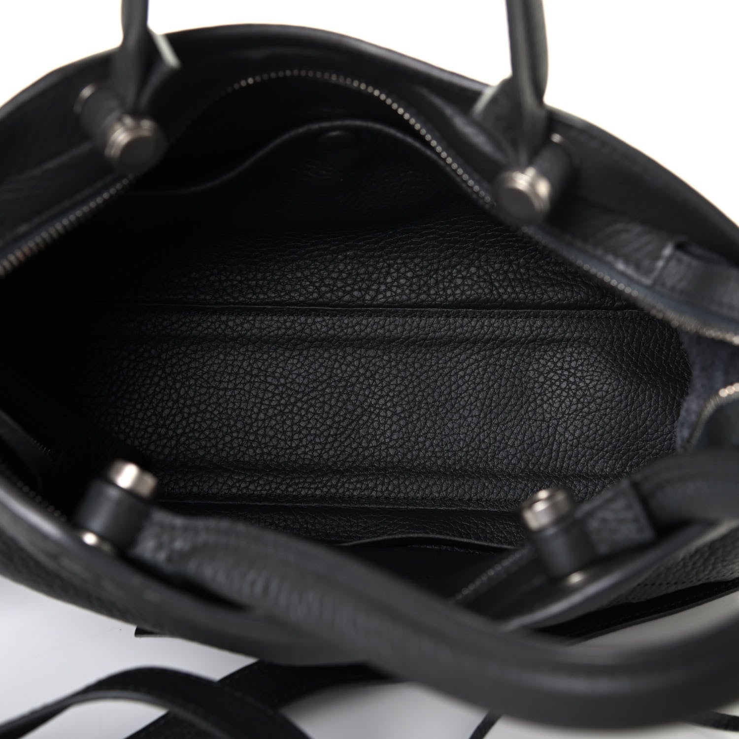Balenciaga Veau Soyeux Perforated Blackout Hardware S City Gris Fossile 4 of 4