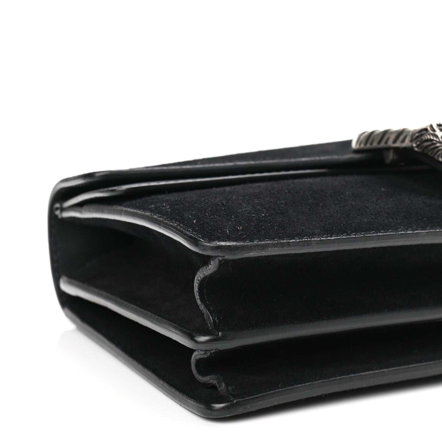 Suede Small Dionysus Shoulder Bag Black