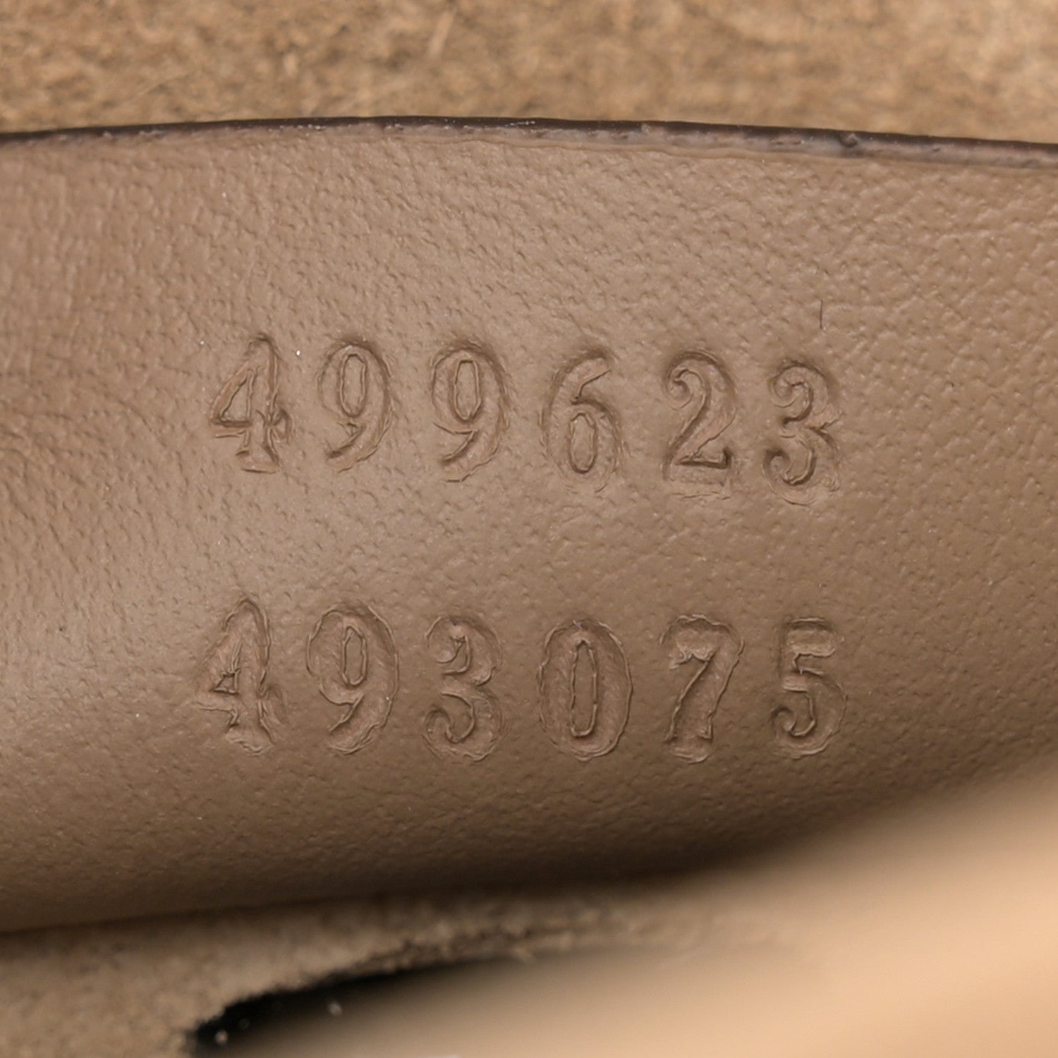 Gucci GG Supreme Monogram Suede Crystal Small Dionysus Shoulder Bag Beige Ebony Taupe 7 of 13
