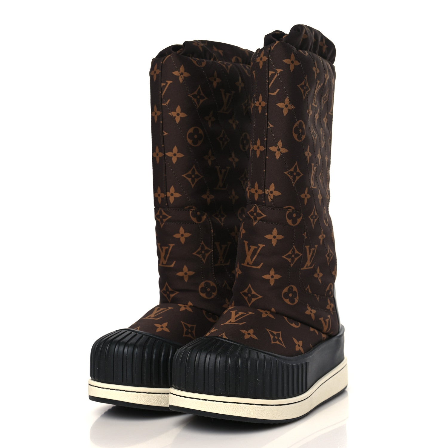 Louis Vuitton Monogram Polar Flat High Boots 36 3 of 7
