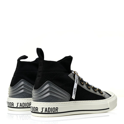 Christian Dior Technical Mesh Cannage Womens Walk'n Dior High Top Sneakers 41.5 Black 4 of 7