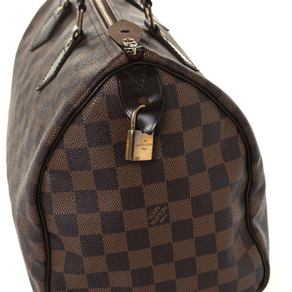 Louis Vuitton Damier Ebene Speedy 30 8 of 11