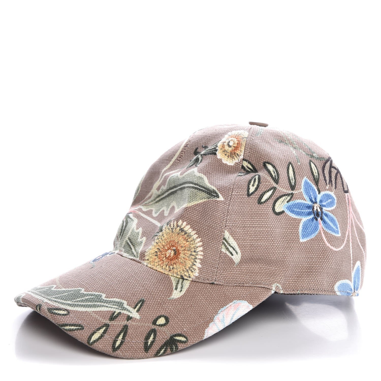 Gucci Canvas Flora Knight Baseball Hat S Brown 1 of 8