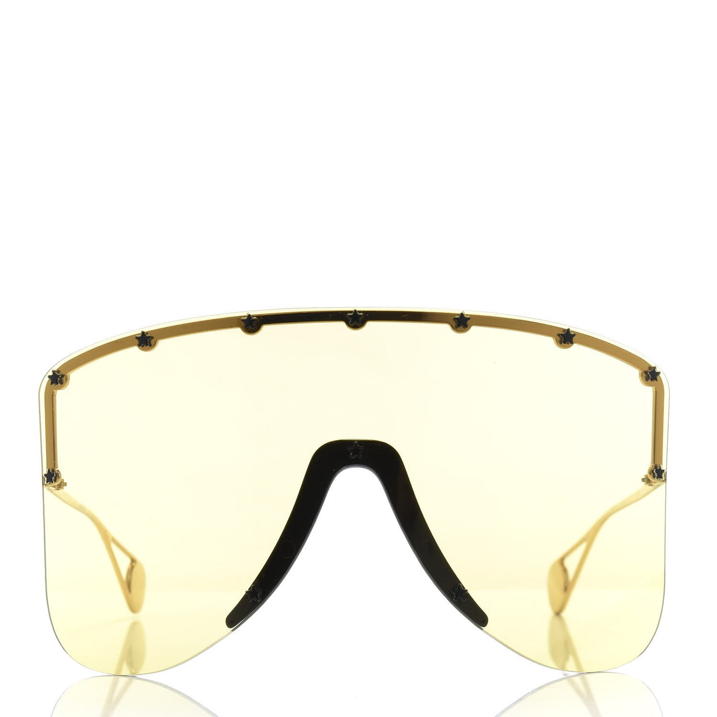 Star Studded Shield Sunglasses GG0541S Yellow