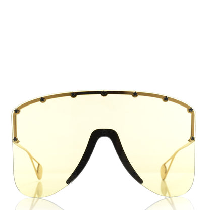 Gucci Star Studded Shield Sunglasses GG0541S Yellow 2 of 8