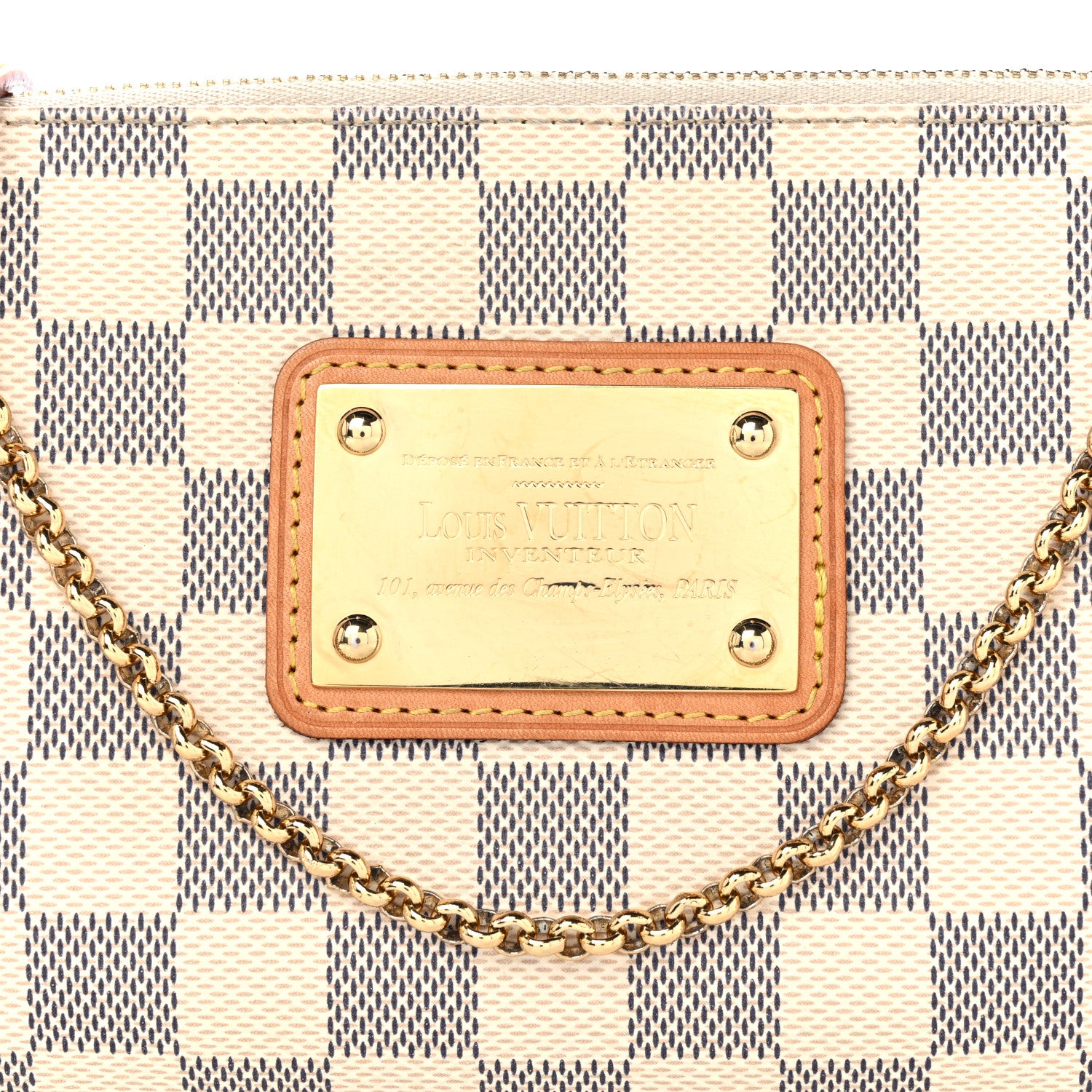 Louis Vuitton Damier Azur Eva Clutch 8 of 15