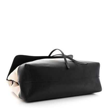 Mansur Gavriel Canvas Calfskin Lady Bag Creme Black 4 of 11