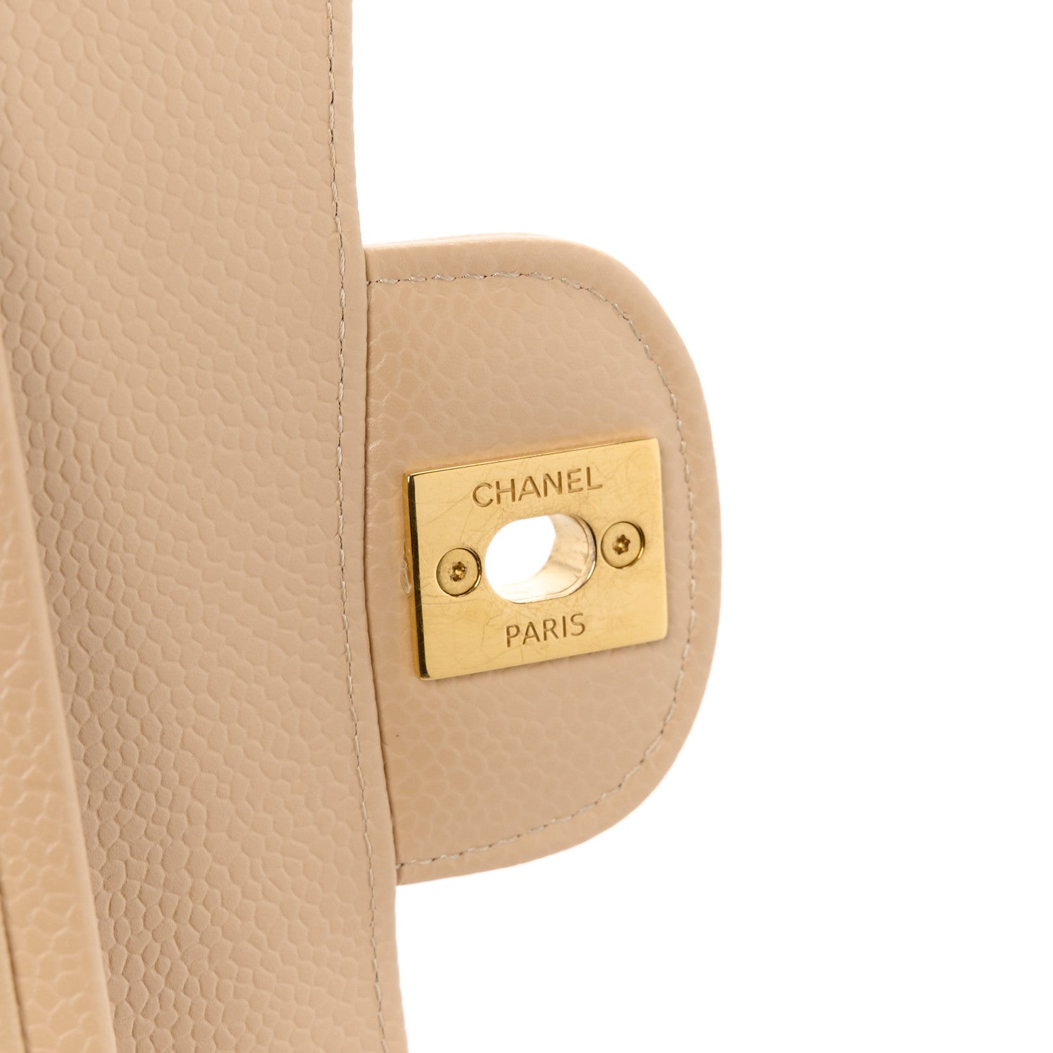 Chanel Caviar Quilted Small Double Flap Beige 7 of 13