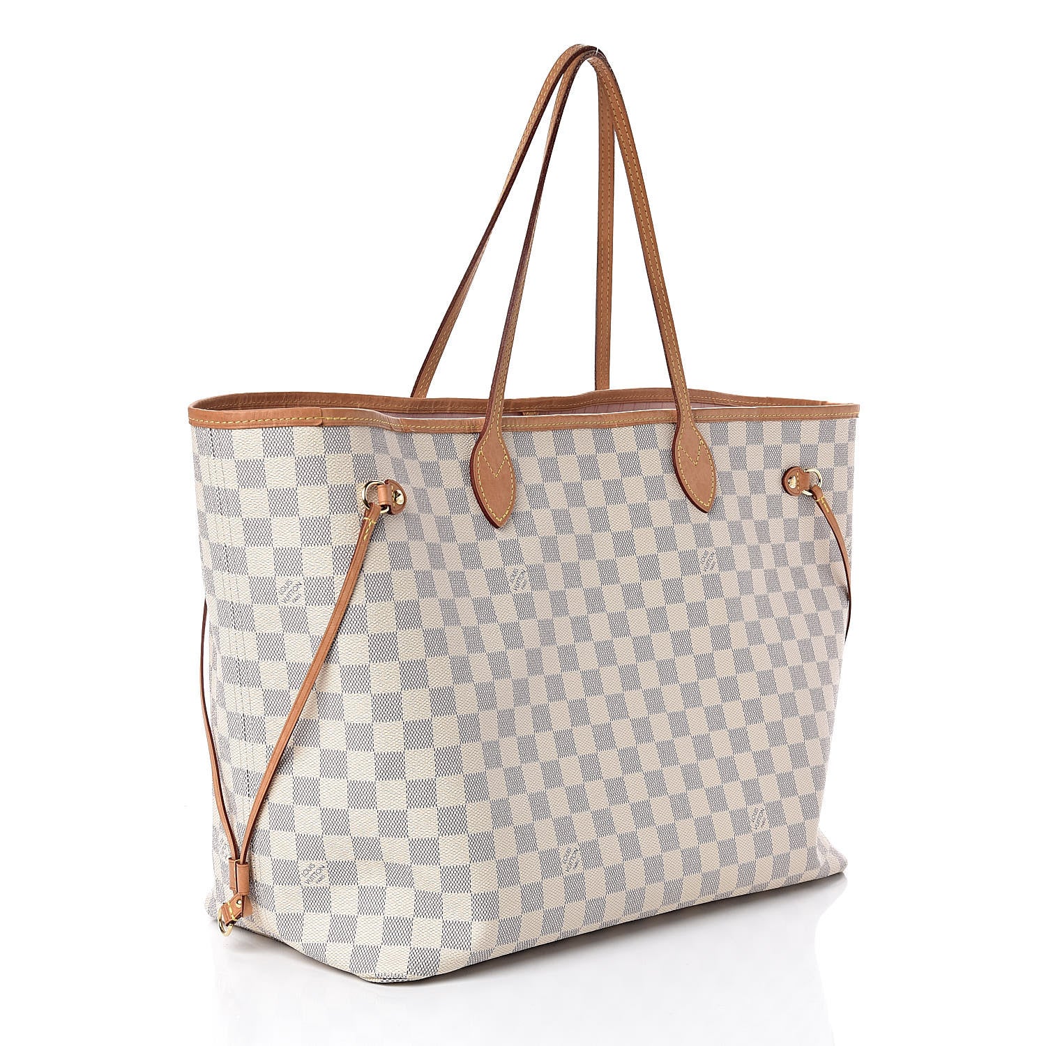 Louis Vuitton Damier Azur Neo Neverfull GM Rose Ballerine 4 of 10
