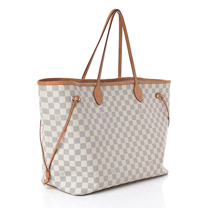 Louis Vuitton Damier Azur Neo Neverfull GM Rose Ballerine 4 of 10