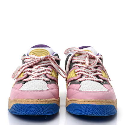 Gucci Demetra Womens Basket Low Top Sneakers 37 Sugar Pink Great White Dusty Grey 2 of 10